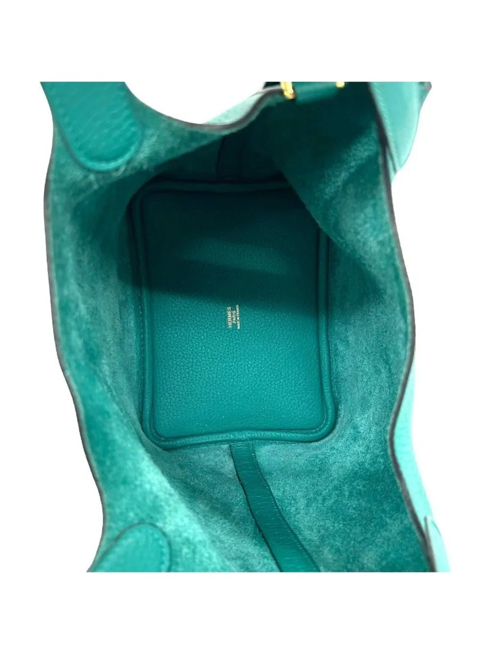 Hermes Picotin Lock Taurillon Clemence Handbag Mini Tote Vert Vertigo